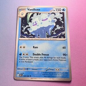 vanilluxe - 029/086 (uncommon) — pokemon: white flare